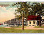 Government Bridge Rock Island Arsenal Rock Island IL UNP DB Postcard Q22 - £3.13 GBP