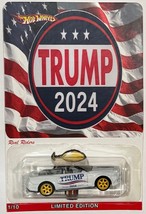 &#39;15 Ford Mustang GT Convertible CustomHot Wheels Donald Trump MAGA w/Real Riders - £75.84 GBP