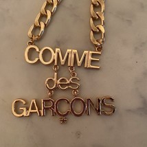 COMME des GARCONS Homme necklace Chain necklace gold pendant gift - £128.59 GBP