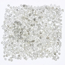 2 Ctw 500Pcs Tiny Small White Raw Rough Diamond Real Loose Diamonds - £34.91 GBP