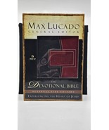 NCV Max Lucado Devotional Bible Black Burgundy Bonded Leather USA Print ... - $1,109.09 MXN