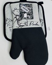 Disney Winnie The Pooh Oversized Oven Mitt And Pot Holder Set - £13.52 GBP