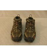 NORTH FACE GORE-TEX WOMEN&#39;S sz9 GRAY RED SPEED LACE TRAIL MOUNTAIN HIKIN... - $38.01
