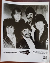 The Moody  Blues Press Photo Threshold, PolyGram Records Jensen Communications - £15.65 GBP