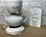 Mrs. Tea 6 Cup Automatic Hot Tea Maker  HTM1 By Mr. Coffee - Ceramic Pot... - $35.12