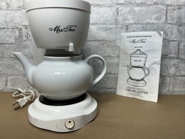 Mrs. Tea 6 Cup Automatic Hot Tea Maker  HTM1 By Mr. Coffee - Ceramic Pot... - $35.12