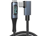 Usb 4 Cable, Right Angle Pd 240W Dual Supports 8K Hd Display Usb C Cord ... - £31.59 GBP