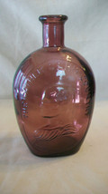 George Washington Purple Colored Glass Bottle from Wheaton Glass - £39.05 GBP