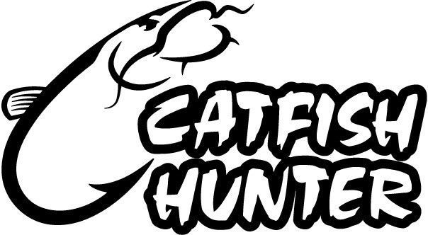 Catfish Hunter 22" Fishing Truck Window Sticker Decal Or Wall Decal Sticker