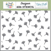 Echo Park Stencil 6&quot;X6&quot;-Garden Breeze, Fairy Garden FG338034 - £12.40 GBP