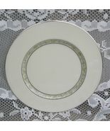 Old Vintage Lenox 8-3/8" Salad Plate Springdale Pattern Platinum Trim USA - $19.79
