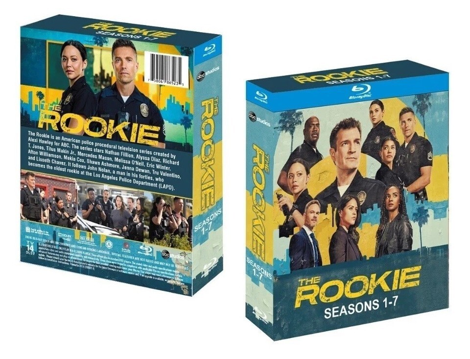 The Rookie: The Complete Series, Seasons 1-7 (Blu-Ray, 7-Disc, Box-Set) - $37.60