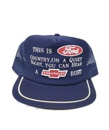 Vintage Ford Country Chevy Rust Pinwheel Trucker Mesh Snap Back Hat Cap - €50,53 EUR