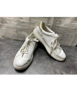 Kate Spade Sneakers Women 10B Lift Shoes white Gold Leather Comfort Fashion - $47.48 CAD