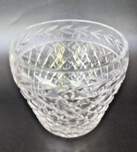 Vintage Waterford Glandore Crystal Bowl Ice Bucket w Gothic Acid Stamp - £78.82 GBP