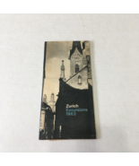 Zurich excursions 1963 travel tour brochure vintage travel souvenir - €17,15 EUR