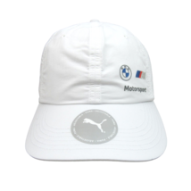 Puma BMW M Motorsport White Baseball Cap Hat Adult One Size Fit NEW 0244... - $36.95