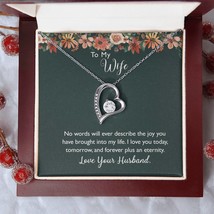 To My Wife Necklace With a Precious Message Card. Gift for Her. From Husband. - £30.77 GBP+
