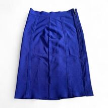 Vintage Bebe Women’s Pencil Skirt Sz XS Cobalt Blue Rayon Nylon Spandex ... - $14.80