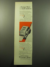 1950 Pitney-Bowes DM Postage Meter Ad - A Postage meter for small mailers - $18.49