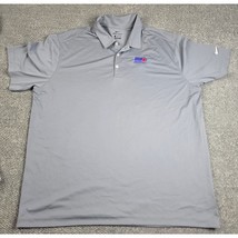 Nike Shirt Mens 2XL Grey Polo Performance Casual Golf Work Employee Staff - $379.58 MXN