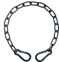 304 Stainless Steel Gate Chain 20&quot; x 5 32&quot; with M7 Carabiners Chain Link... - $30.45