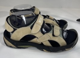 Bite Golf Sandals ORTHO SPORT Tan Leather Strappy 8501A Women&#39;s Sz 9 - $24.70