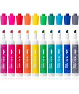 Dry Erase Markers, Low Odor Chisel Tip, 10 Pack, Vibrant Colors, White B... - $13.86