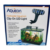 Aqueon Freshwater Aquarium Clip-On LED Light for Aquariums up to 20 Gallons - £33.39 GBP