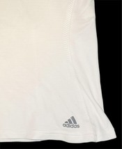 adidas Women Tennis White Climachill Work Out Tank Top S Small Built in Bra image 2