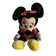 Minnie Mouse 1980s Walt Disney Plush Stuffed Animal Toy Doll 14&quot; Vintage - £7.96 GBP