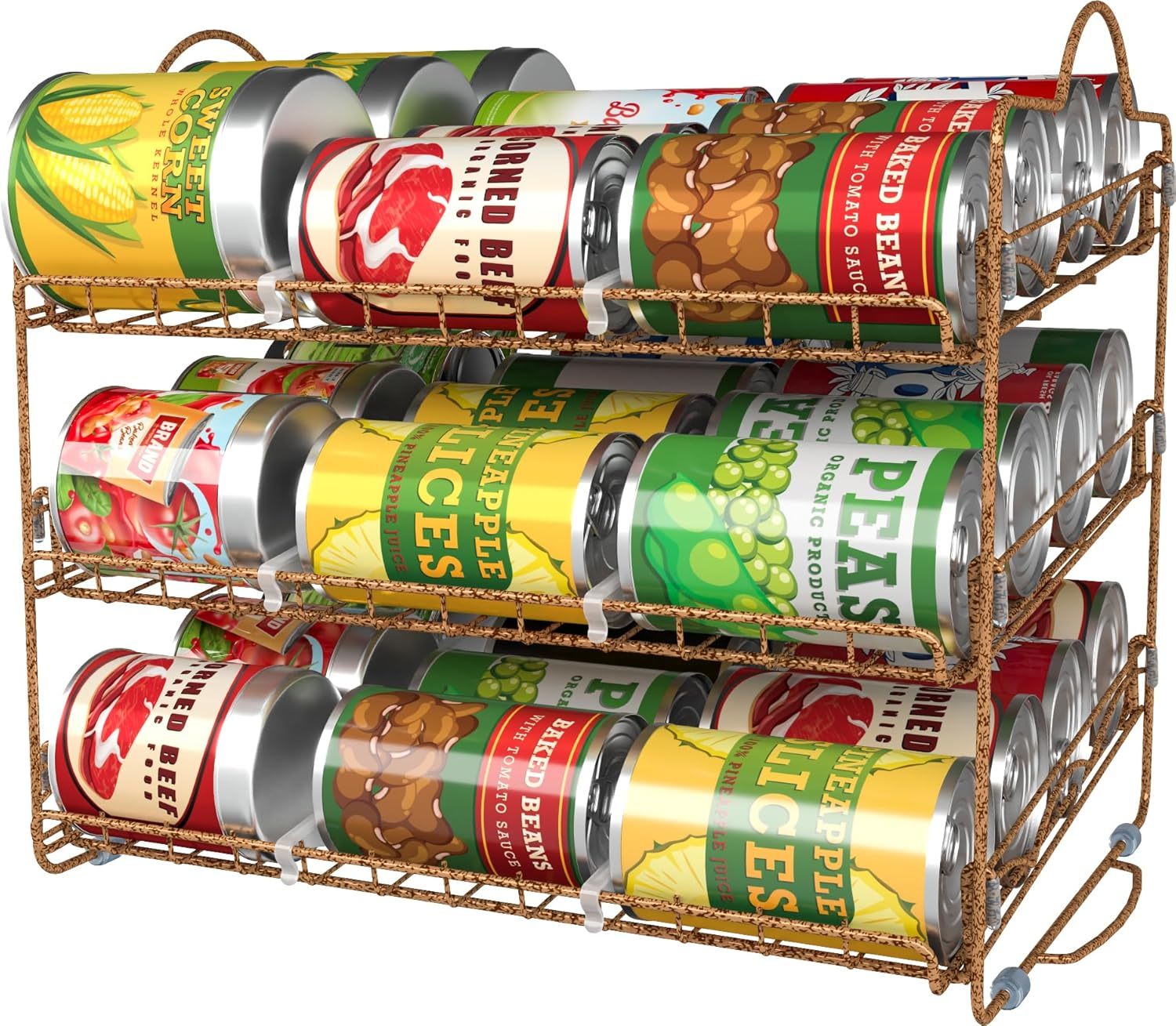 Utopia Kitchen Can Organizer For Pantry, Storage Rack Organizer,, Antiqu... - $33.97