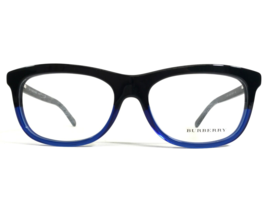 Burberry Eyeglasses Frames B 2163 3468 Black Blue Square Full Rim 55-17-140 - £82.04 GBP