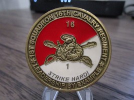 US Army 1st Squadron 16th Cavalry STRIKE HARD Commanders Challenge Coin #954T - £22.88 GBP