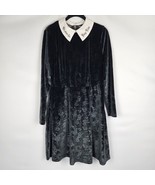 DISNEYLoungefly Stitch Shoppe Womens Dress Small  VILLAINS VELVET EMBOSSED PRINT - $99.66