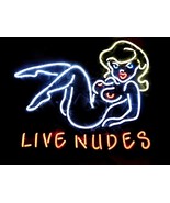 Live Nudes Beer Bar Club Neon Light Sign 22&quot; x 18&quot; - £546.50 GBP