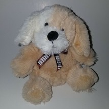 Hershey&#39;s Tan Puppy Dog Plush Lovey 6&quot; Stuffed Toy Gift Brown Bow Galerie Candy - £10.12 GBP
