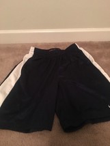 Nike Men&#39;s Black White Athletic Shorts Basketball Gym Size Large - $34.92