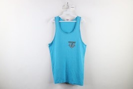 Vintage 80s Streetwear Mens Large Distressed Myrtle Beach Tank Top T-Shirt USA - £31.07 GBP