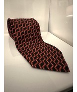 Vintage Stefano Ricci Red Bold Pattern Silk Italian Men’s Tie - $81.18 CAD