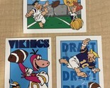 Flintstone NFL Minnesota Vikings Football Trading Card 44-16-72 1993 Car... - £9.71 GBP