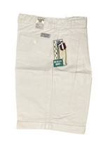 Bugle Boy Mens Shorts Size 32 Vincente Nesi Pleated Ramie &amp; Cotton New B... - $12.80