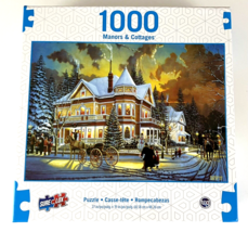 Sure Lox Manors &amp; Cottages Christmas At Great Grandpa&#39;s 1000 Piece Jigsa... - £4.46 GBP