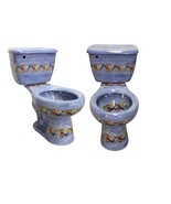 Mexican Talavera Ceramic Toilet Hand Painted  - Chautla - - $22,462.85 MXN