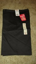Dickies Junior Girl&#39;s Bermuda Shorts size 13 Stretch Fabric Black 33 in.... - $9.90