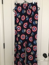 Marvel Captain America Adult Fleece Pajama Pants Sleep Size Medium - £28.27 GBP