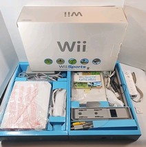 Nintendo Wii Console w/ Wii Sports Bundle In Box Plus Memory Card &amp; Extra Remote - £93.23 GBP