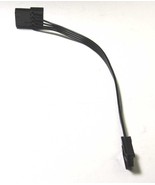 ATX Flat Floppy Cable  Black 8&quot; (4-Pin Male-Female Molex To Floppy) - $2.59