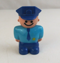 1992 Hasbro Husky Helper Little People Police Officer 2.5&quot; Toy Figure - $3.95