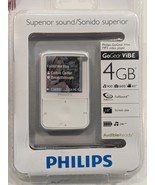 Philips GoGear Vibe 4GB MP3 Video Player White NEW SEALED  - $1,047.00 MXN